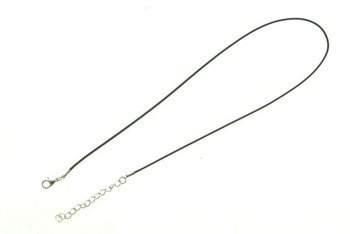 Baza Naszyjnika Sznurek Bawełniany woskowany 1.5-2mm 43cm+5cm