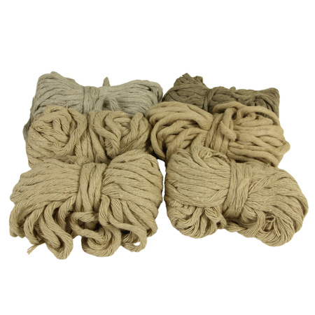 Outlet / Sznurek Bawełniany Skręcany / do Makramy / Classic Eco Line / mix / 2/3/5 mm / 200g [562]