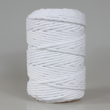 Mia Mote™ Lavish Line Sznurek bawełniany skręcany do makramy chalk 5mm