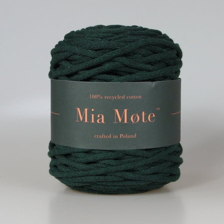 Mia Mote™ Huge Line Sznurek bawełniany pleciony 9mm Emerald