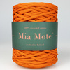 Sznurek poliestrowy płaski 5 mm bez rdzenia – do torebek i makramy, Pomarańczowy Dyniowy | Copper | Mia Mote™ ByBag