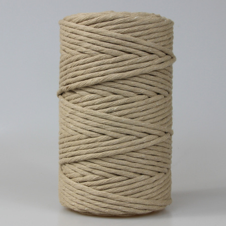 Mia Mote™ Classic Line Sznurek bawełniany skręcany do makramy 5mm moonstone
