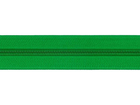 Zamek suwak błyskawiczny spiralny 5 do torebki rozdzielczy auto lock jasnozielony 25cm