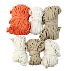 Outlet / Sznurek Bawełniany Skręcany / do Makramy / Classic Eco Line / mix / 2/3/5 mm / 200g