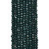 Koraliki Fasetowane Kryształki Szklane Rondelle Butelkowa zieleń 3.8x3mm