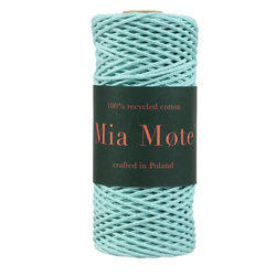 Mia Mote™ Petit Line Sznurek pleciony bawełniany 2mm Outlet CUT Chryzopraz