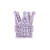 Przekładka Korona silver z cyrkonia 12x10mm