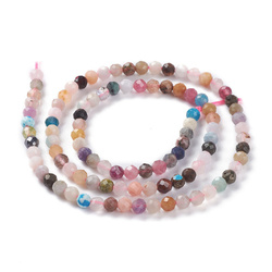 Agaty, Jadeity i inne mix kamieni naturalnych - siła różnorodności, energii i kreatywności - kula fasetowana 3~3.5mm