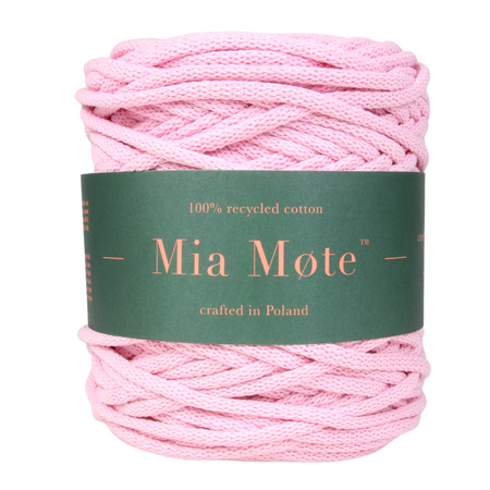 Mia Mote™ Lush Line Sznurek bawełniany 5mm Rose Quartz