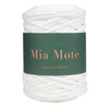 Mia Mote™ ByBag Line Sznurek Poliestrowy płaski bez rdzenia biały 5mm