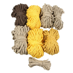 Outlet / Sznurek Bawełniany Skręcany / do Makramy / Classic Eco Line / mix / 2/3/5 mm / 200g