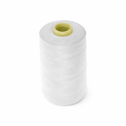 Nici poliestrowe do szycia torebek i handmade – białe 1000 m (NTF 120)