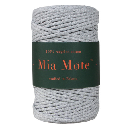 Mia Mote™ Classic Line Sznurek bawełniany skręcany do makramy 5mm  Striped flint