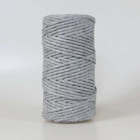 Sznurek bawełniany skręcany do makramy Lavish Striped Flint  3mm