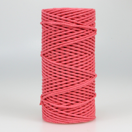 Mia Mote™ Petit Line Sznurek pleciony bawełniany 2mm Watermelon Crystal