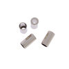 Końcówki metalowa do sznurka srebrny oksydowany 15x8mm 3.5mm