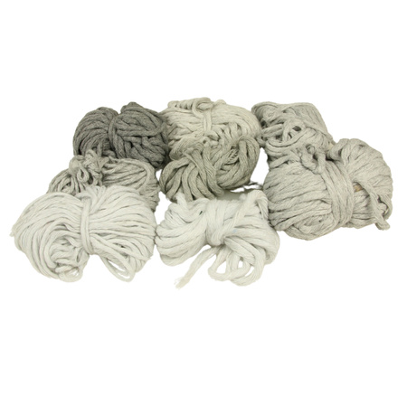 Outlet / Sznurek Bawełniany Skręcany / do Makramy / Classic Eco Line / mix / 2/3/5 mm / 200g [642]