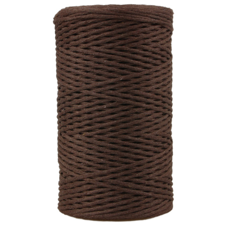 Mia Mote™ Classic Line Sznurek bawełniany skręcany do makramy 2mm Andalusite