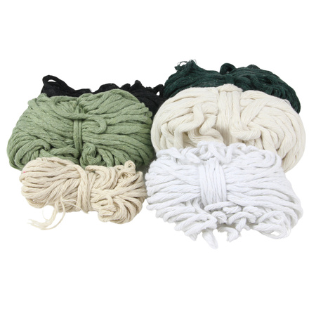 Outlet / Sznurek Bawełniany Skręcany / do Makramy / Classic Eco Line / mix / 2/3/5 mm / 200g [752]