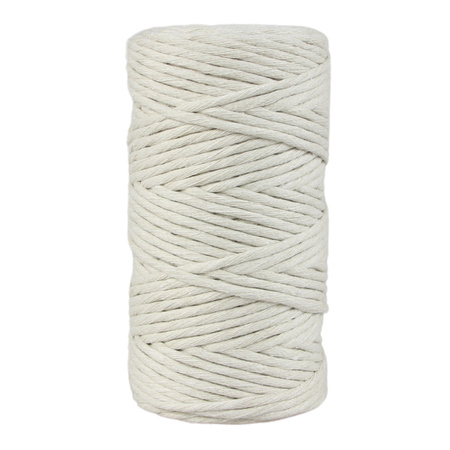 Sznurek bawełniany skręcany do makramy Lavish Kość Słoniowa 3mm