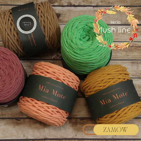 Mia Mote™ Lush Line Sznurek bawełniany 5mm tiger eye