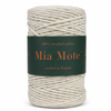 Mia Mote™ Classic Line Sznurek bawełniany skręcany do makramy 3mm light moonstone