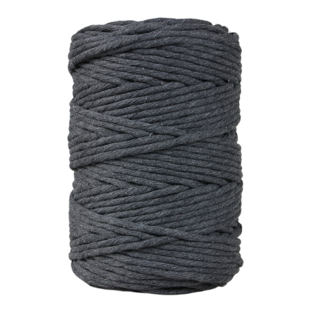 Mia Mote™ Lavish Line Sznurek bawełniany skręcany do makramy smoky quartz 5mm