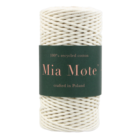 Mia Mote™ Petit Line Outlet CUT  Sznurek bawełniany 2mm limestone