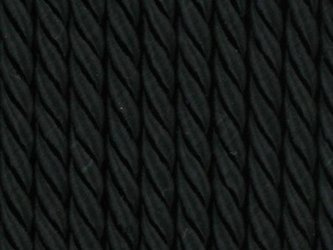 Sznur sznurek ozdobny dekoracyjny skręcany wiskozowy czarny 5mm