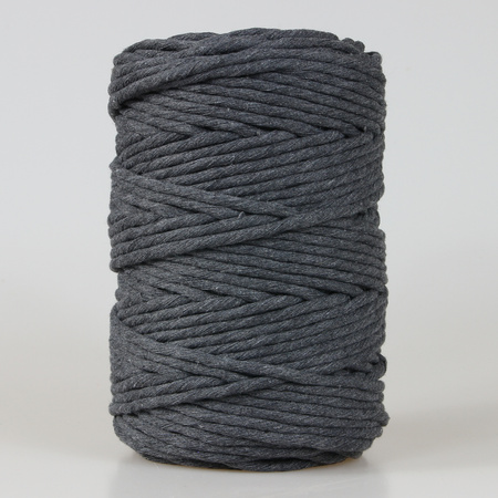 Mia Mote™ Lavish Line Sznurek bawełniany skręcany do makramy smoky quartz 5mm