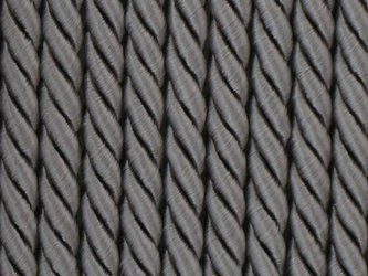 Sznur sznurek ozdobny dekoracyjny skręcany wiskozowy szary 5mm