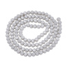 Koraliki Fasetowane Kryształki Szklane Rondelle Szary 3.8x3mm