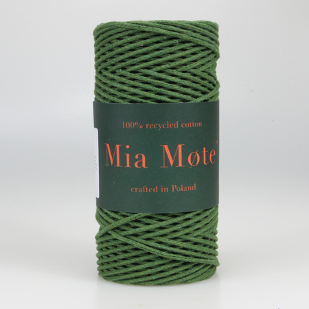 Mia Mote™ Petit Line Sznurek pleciony bawełniany 2mm Fuchsyt