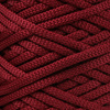 Sznurek poliestrowy płaski 5 mm bez rdzenia – do torebek i makramy, Bordowy Wino | Ruby | Mia Mote™ ByBag