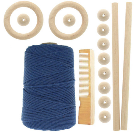Zestaw do makramy dla początkujących 3mm z akcesoriami