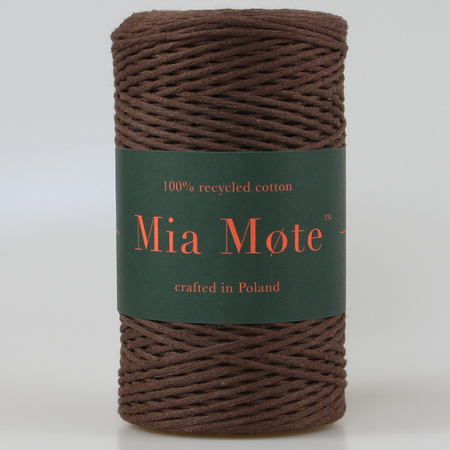 Mia Mote™ Classic Line Sznurek bawełniany skręcany do makramy 2mm Andalusite