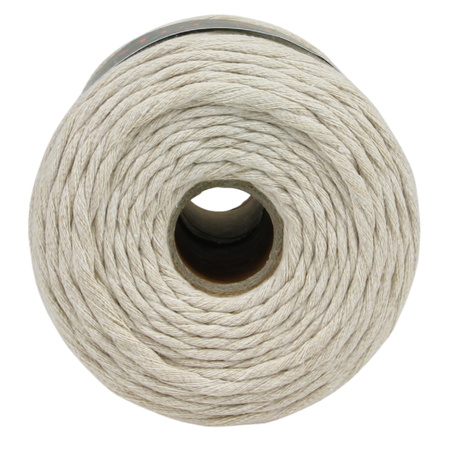 Sznurek bawełniany skręcany do makramy eco moonstone 2mm