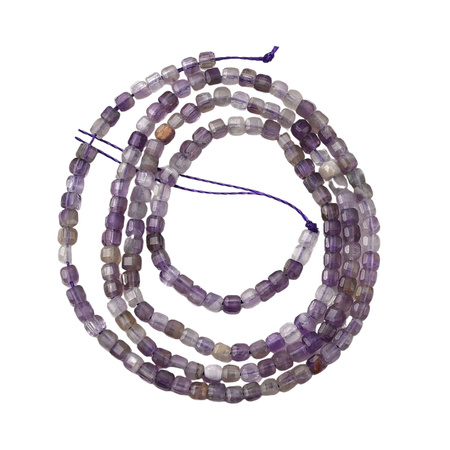 Ametyst naturalny – kamień spokoju, intuicji i duchowej harmonii - kostka cube 2x2x2mm