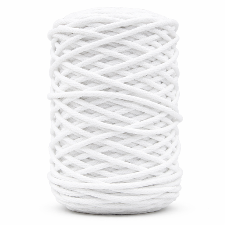 Mia Mote™ Basic Line sznurek bawełniany 5mm chalk