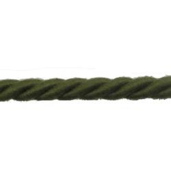 Lina Bawełniana Sznur Skręcany 3PLY 100% Bawełniany oliwkowy 10mm