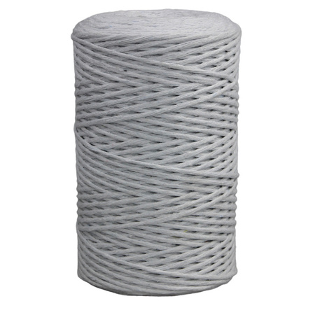 Sznurek bawełniany skręcany do makramy eco złamana biel biały 2mm