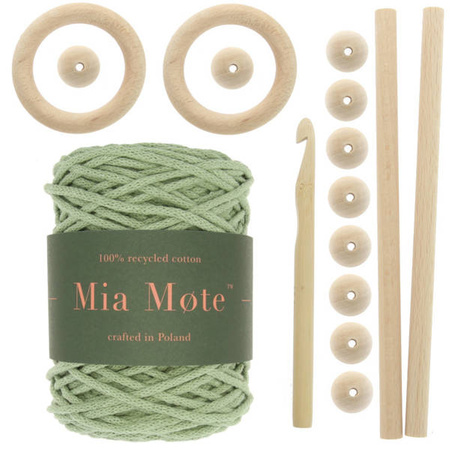 Zestaw do makramy dla początkujących 3mm z akcesoriami