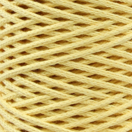 Mia Mote™ Petit Line OUTLET CUT Sznurek pleciony bawełniany 2mm Yellow Calcite