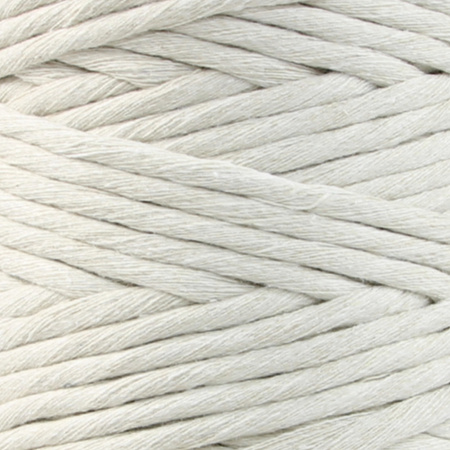 Mia Mote™ Classic Line Sznurek bawełniany skręcany do makramy 5mm ivory