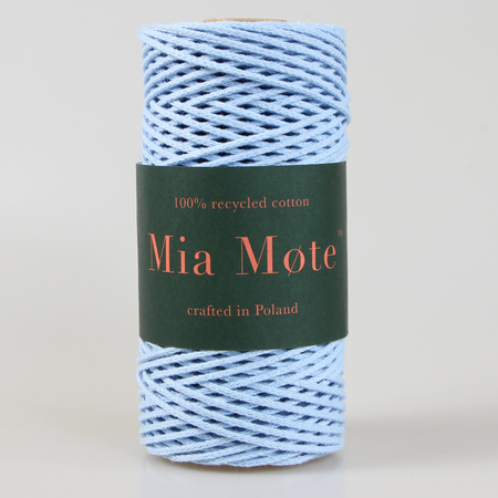 Mia Mote™ Petit Line Outlet CUT  Sznurek pleciony bawełniany 2mm Atlantis Crystal 