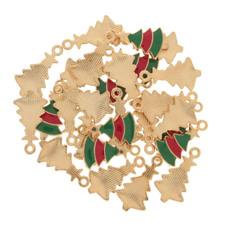 Zawieszka z Motywem Świątecznym Choinka 21mm