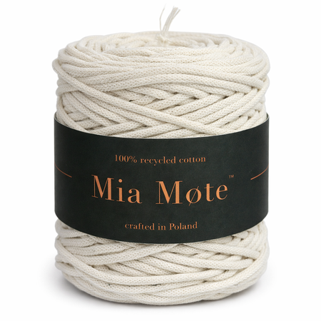 Mia Mote™ Basic Line sznurek bawełniany 5mm limestone