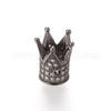Przekładka Korona black z cyrkonia 12x10mm