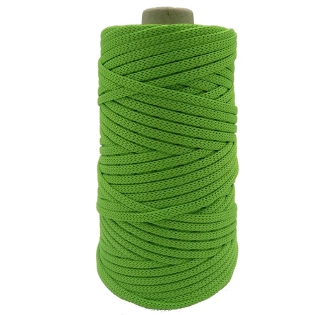 Mia Mote™ ByBag Line Sznurek Poliestrowy płaski bez rdzenia ciemny zielony butelkowy 5mm