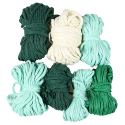 Outlet / Sznurek Bawełniany Skręcany / do Makramy / Classic Eco Line / mix / 2/3/5 mm / 200g
